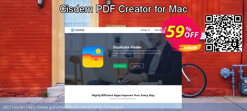 Cisdem PDF Creator for Mac formidable Rabatt Bildschirmfoto