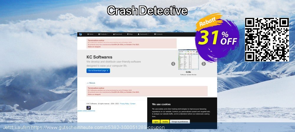 CrashDetective klasse Angebote Bildschirmfoto