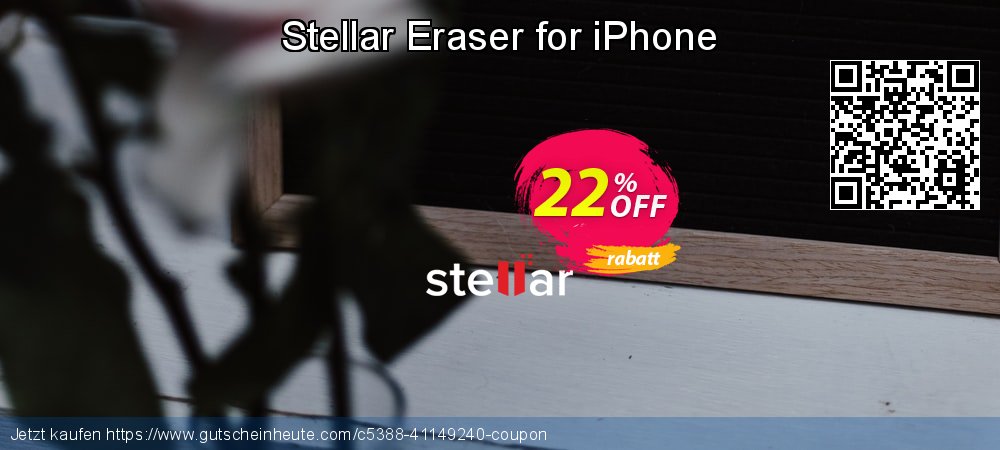 Stellar Eraser for iPhone wundervoll Beförderung Bildschirmfoto