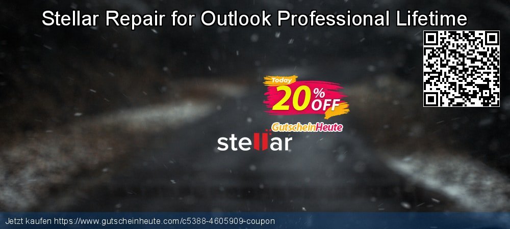 Stellar Repair for Outlook Professional Lifetime erstaunlich Förderung Bildschirmfoto
