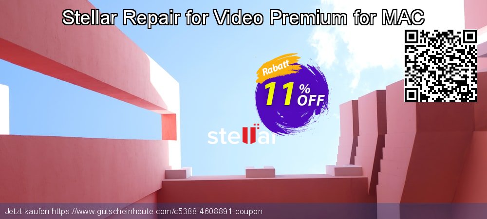 Stellar Repair for Video Premium for MAC super Promotionsangebot Bildschirmfoto