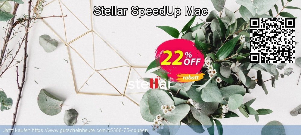 Stellar SpeedUp Mac wunderschön Förderung Bildschirmfoto