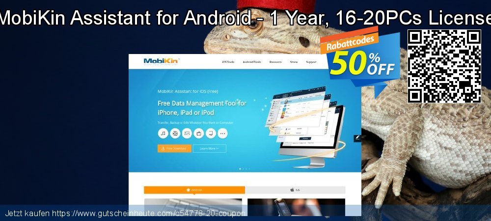 MobiKin Assistant for Android - 1 Year, 16-20PCs License unglaublich Rabatt Bildschirmfoto