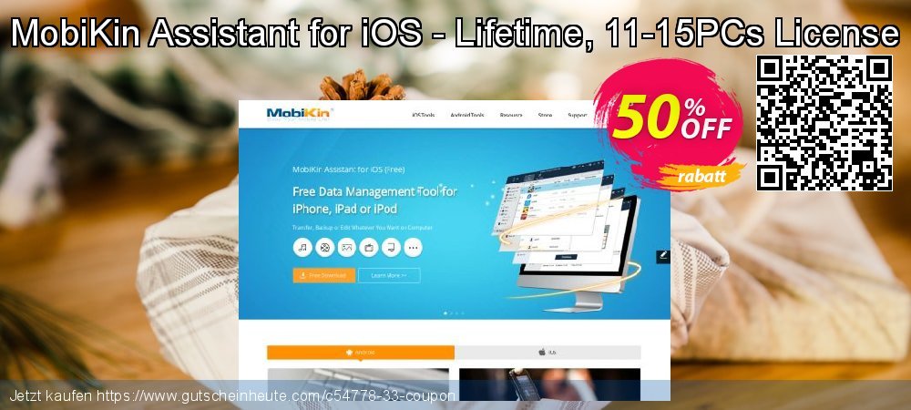 MobiKin Assistant for iOS - Lifetime, 11-15PCs License Exzellent Preisnachlass Bildschirmfoto
