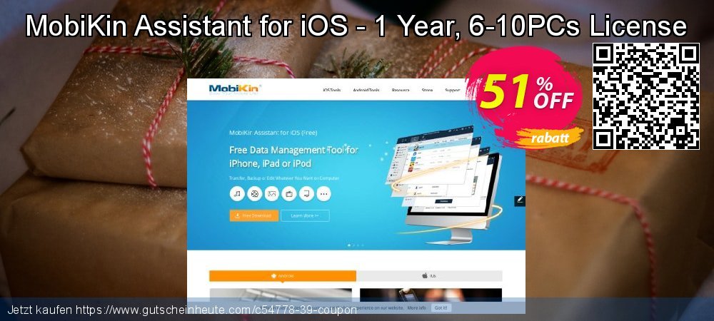 MobiKin Assistant for iOS - 1 Year, 6-10PCs License geniale Preisnachlässe Bildschirmfoto