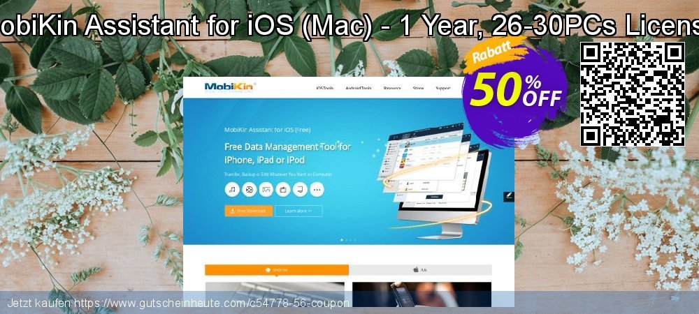MobiKin Assistant for iOS - Mac - 1 Year, 26-30PCs License super Preisnachlässe Bildschirmfoto