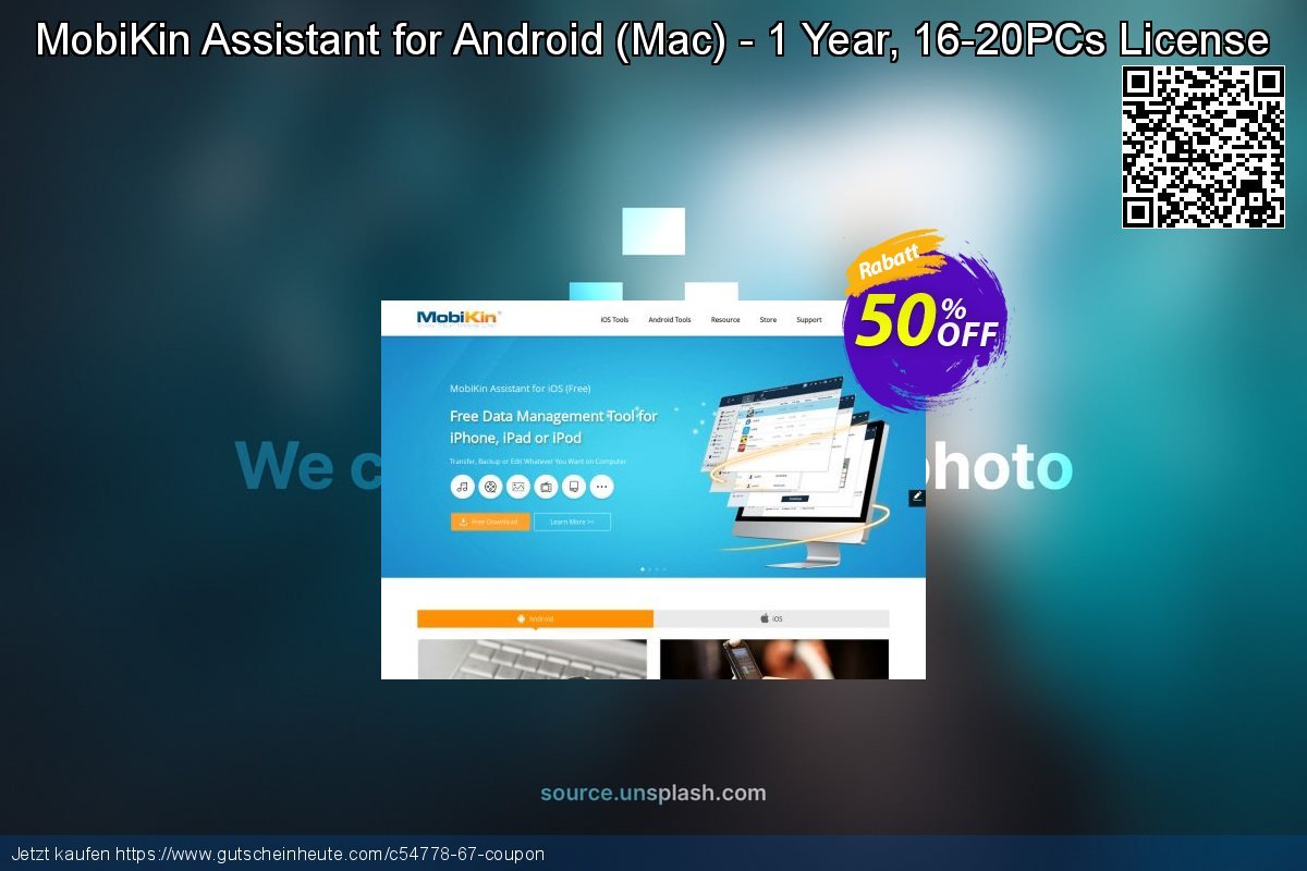 MobiKin Assistant for Android - Mac - 1 Year, 16-20PCs License aufregenden Preisnachlass Bildschirmfoto