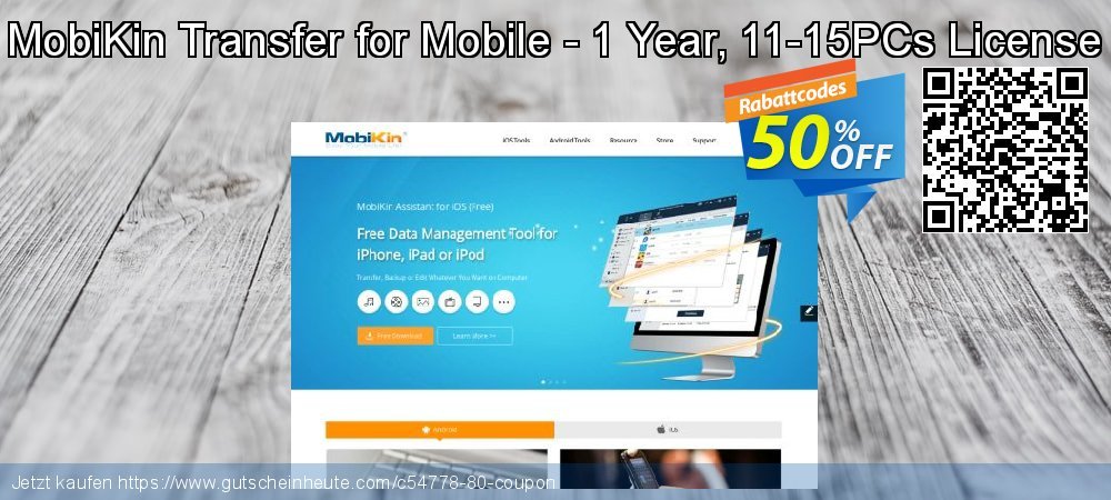 MobiKin Transfer for Mobile - 1 Year, 11-15PCs License Sonderangebote Verkaufsförderung Bildschirmfoto