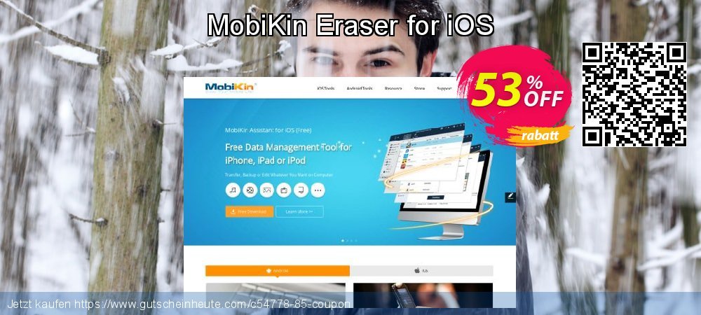 MobiKin Eraser for iOS wunderbar Förderung Bildschirmfoto
