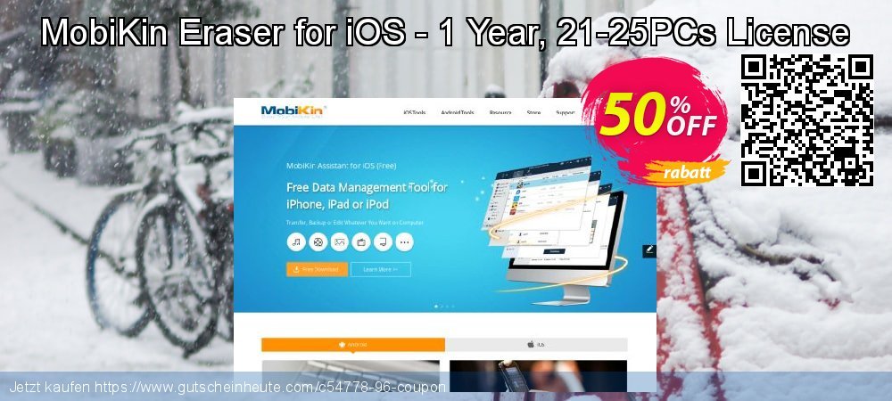 MobiKin Eraser for iOS - 1 Year, 21-25PCs License beeindruckend Disagio Bildschirmfoto