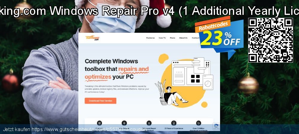 Tweaking.com Windows Repair Pro v4 - 1 Additional Yearly License  überraschend Außendienst-Promotions Bildschirmfoto