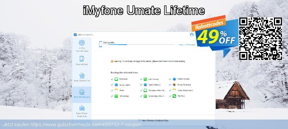 iMyfone Umate Lifetime unglaublich Disagio Bildschirmfoto
