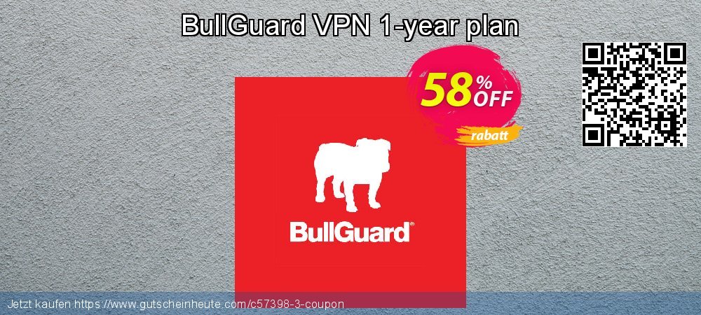BullGuard VPN 1-year plan genial Sale Aktionen Bildschirmfoto