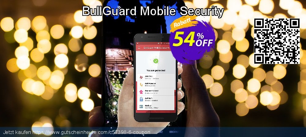 BullGuard Mobile Security exklusiv Preisnachlässe Bildschirmfoto
