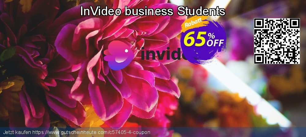 InVideo business Students erstaunlich Preisnachlässe Bildschirmfoto
