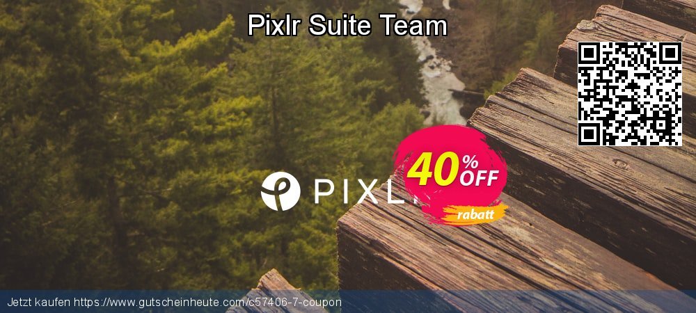 Pixlr Suite Team toll Beförderung Bildschirmfoto