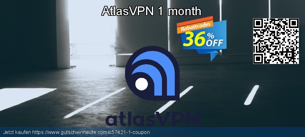 AtlasVPN 1 month fantastisch Diskont Bildschirmfoto