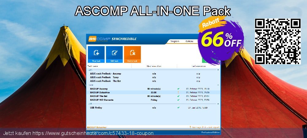 ASCOMP ALL-IN-ONE Pack Exzellent Disagio Bildschirmfoto