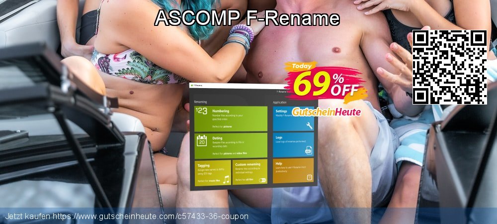ASCOMP F-Rename unglaublich Verkaufsförderung Bildschirmfoto