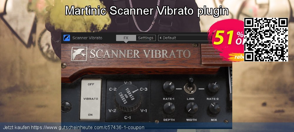 Martinic Scanner Vibrato plugin besten Promotionsangebot Bildschirmfoto