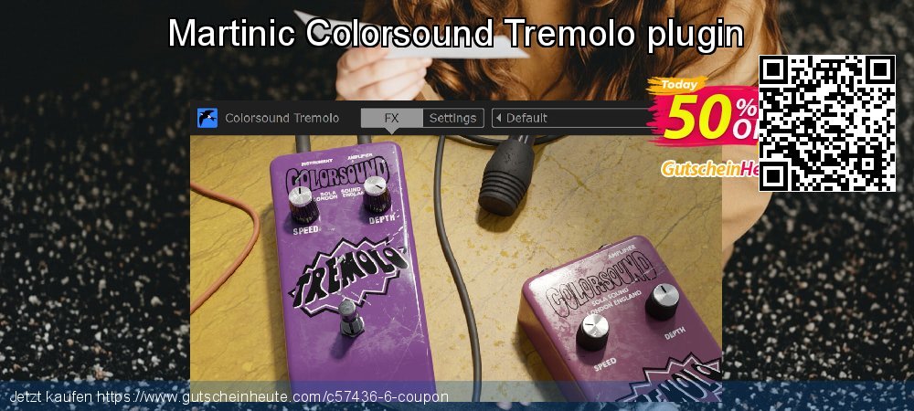 Martinic Colorsound Tremolo plugin fantastisch Disagio Bildschirmfoto