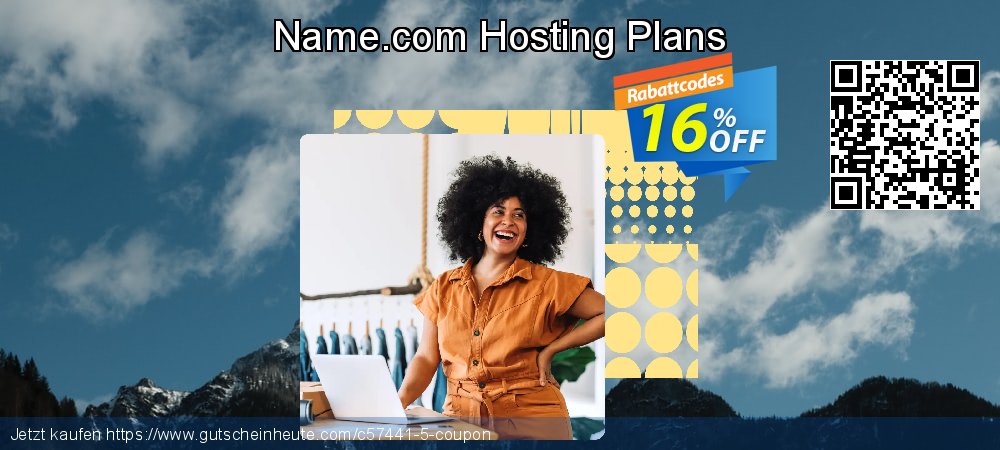 Name.com Hosting Plans geniale Diskont Bildschirmfoto