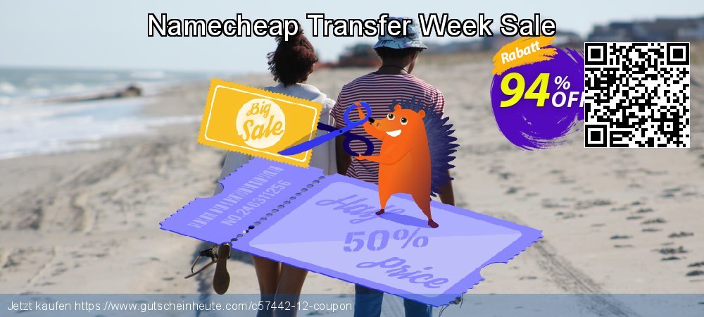 Namecheap Transfer Week Sale wundervoll Ermäßigungen Bildschirmfoto