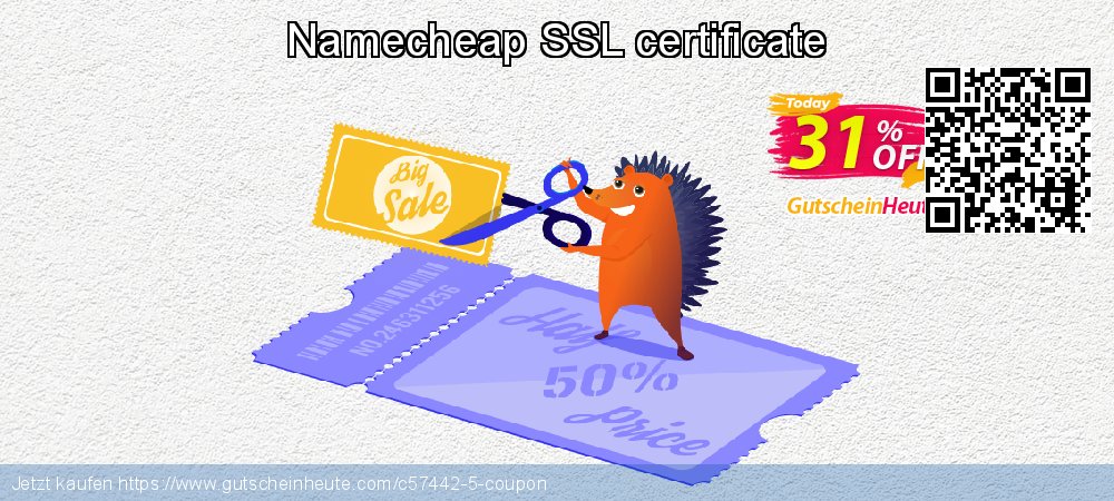 Namecheap SSL certificate Sonderangebote Sale Aktionen Bildschirmfoto