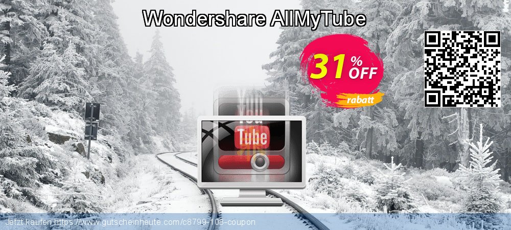 Wondershare AllMyTube überraschend Förderung Bildschirmfoto