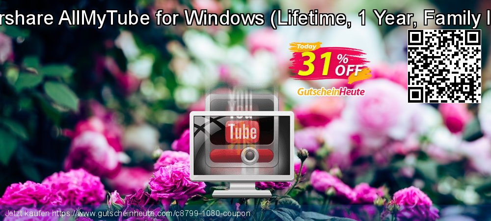 Wondershare AllMyTube for Windows - Lifetime, 1 Year, Family license  fantastisch Preisnachlässe Bildschirmfoto