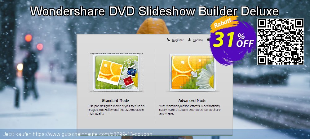 Wondershare DVD Slideshow Builder Deluxe toll Förderung Bildschirmfoto
