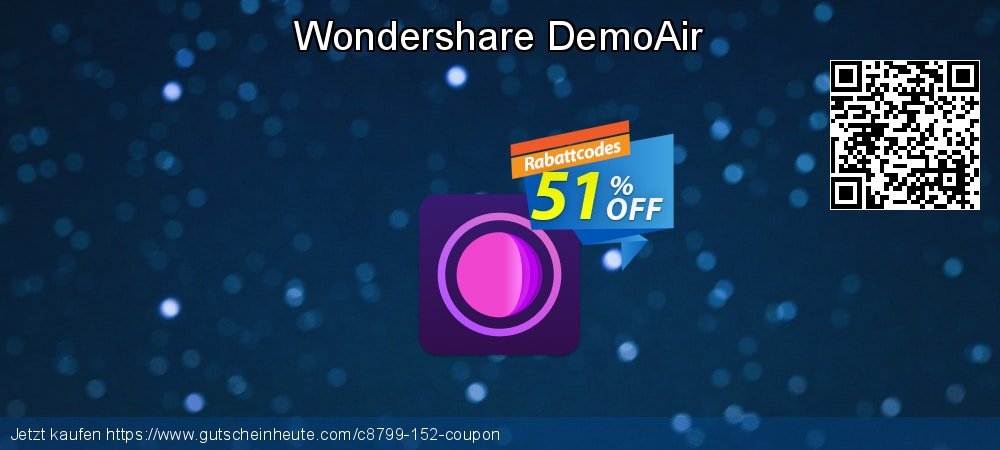 Wondershare DemoAir spitze Ermäßigung Bildschirmfoto