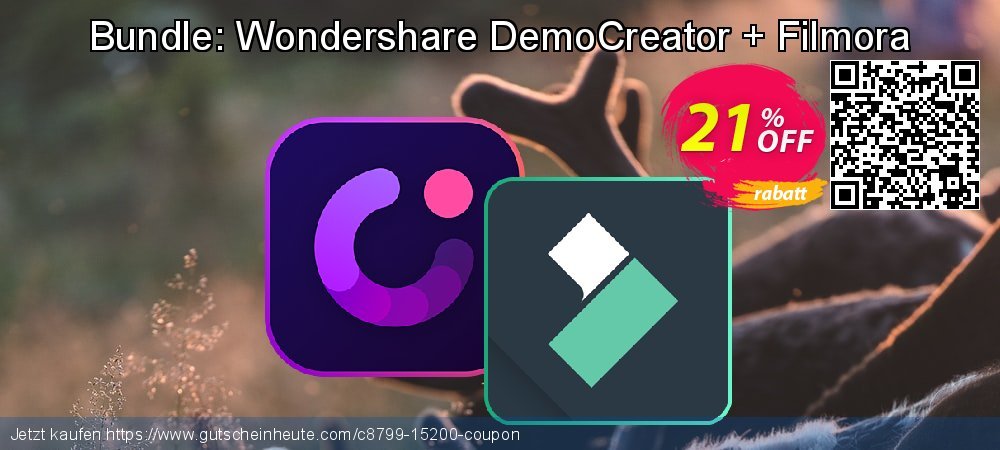 Bundle: Wondershare DemoCreator + Filmora toll Beförderung Bildschirmfoto