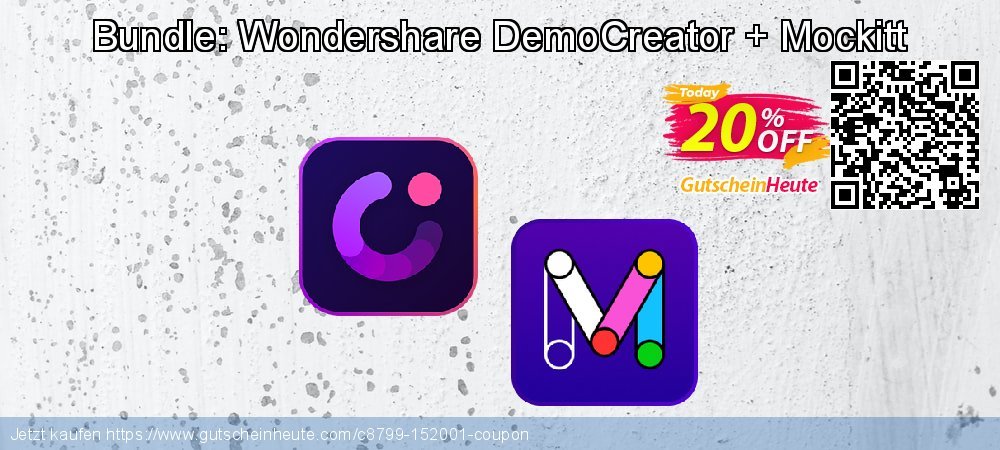 Bundle: Wondershare DemoCreator + Mockitt fantastisch Preisnachlass Bildschirmfoto