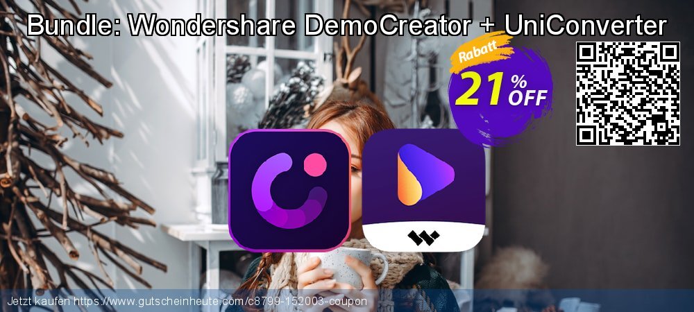 Bundle: Wondershare DemoCreator + UniConverter wunderbar Beförderung Bildschirmfoto