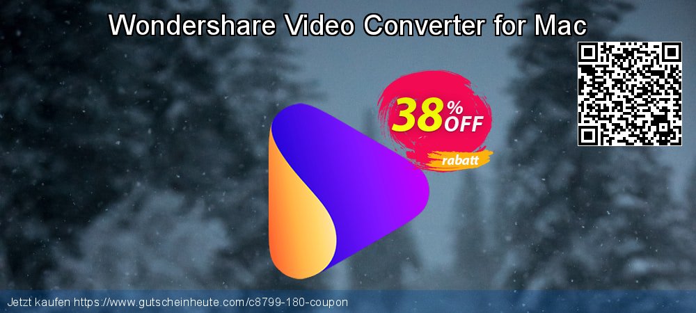 Wondershare Video Converter for Mac geniale Ermäßigungen Bildschirmfoto