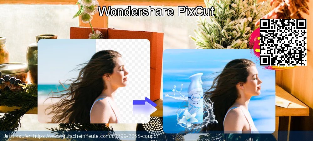 Wondershare PixCut Sonderangebote Promotionsangebot Bildschirmfoto