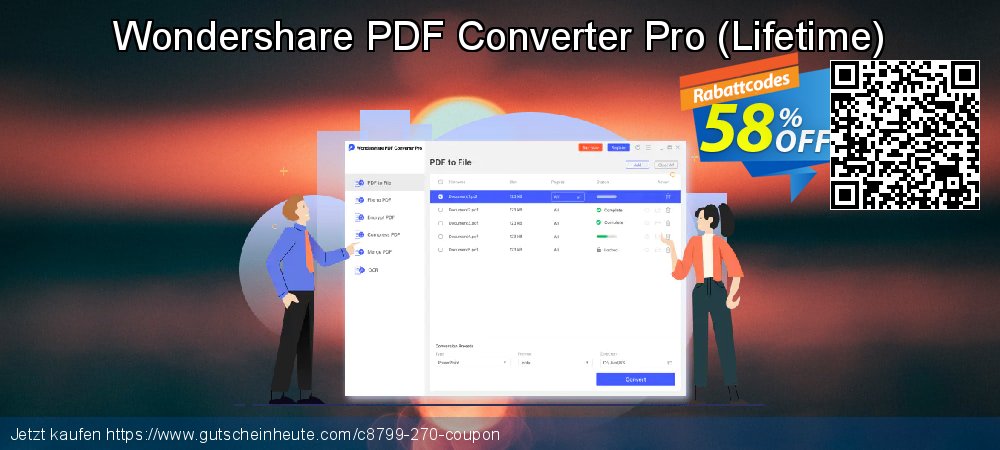 Wondershare PDF Converter Pro - Lifetime  aufregenden Diskont Bildschirmfoto