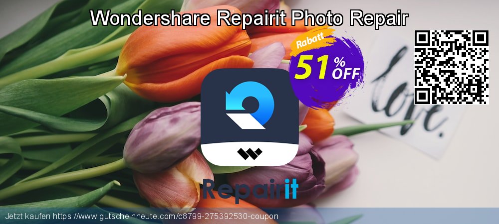 Wondershare Repairit Photo Repair aufregenden Sale Aktionen Bildschirmfoto