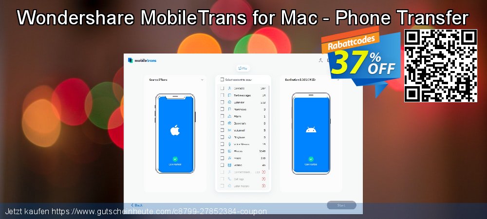 Wondershare MobileTrans for Mac - Phone Transfer ausschließlich Angebote Bildschirmfoto