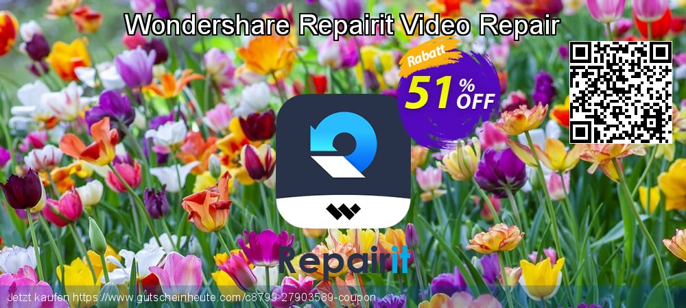Wondershare Repairit Video Repair geniale Promotionsangebot Bildschirmfoto