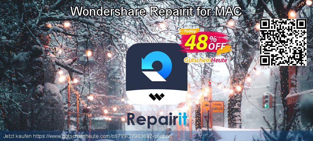 Wondershare Repairit for MAC Sonderangebote Nachlass Bildschirmfoto