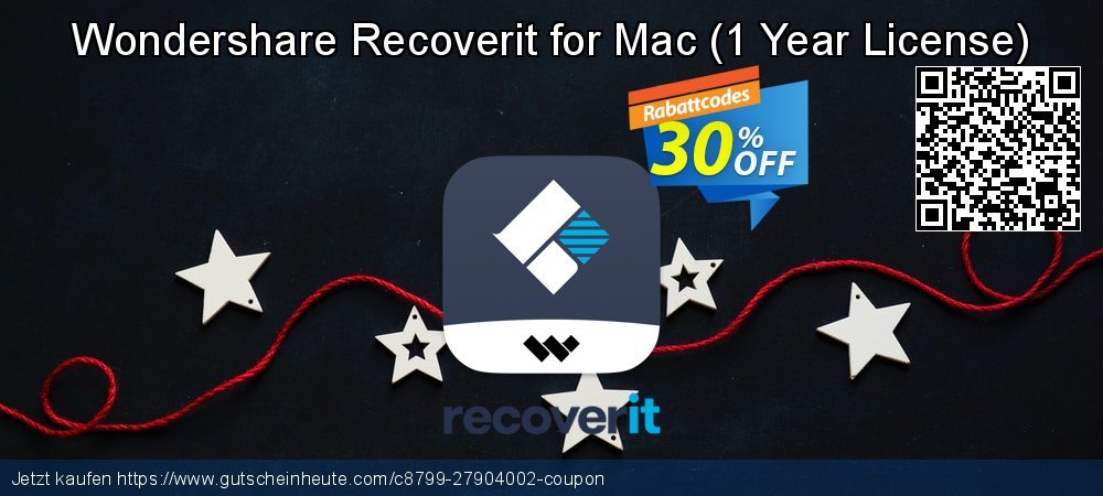Wondershare Recoverit for Mac - 1 Year License  Sonderangebote Verkaufsförderung Bildschirmfoto