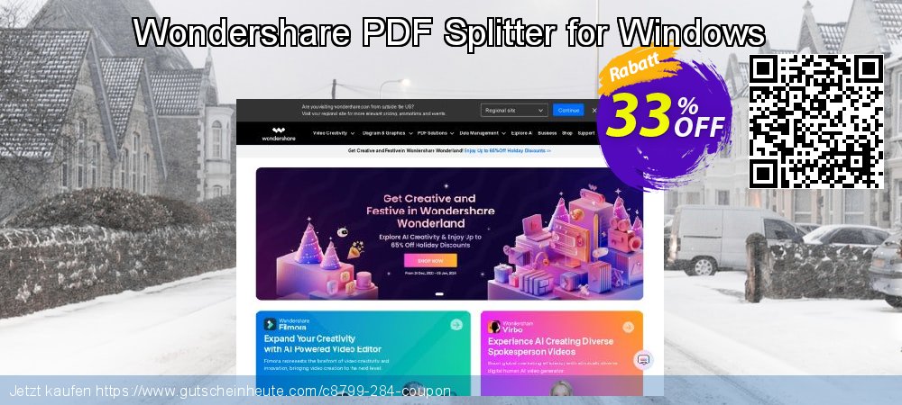 Wondershare PDF Splitter for Windows erstaunlich Angebote Bildschirmfoto