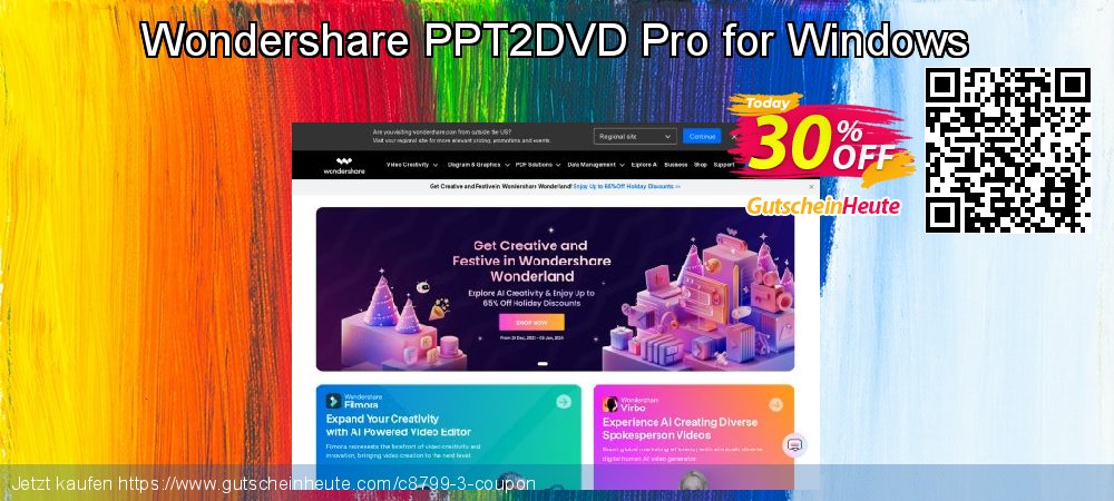 Wondershare PPT2DVD Pro for Windows umwerfenden Nachlass Bildschirmfoto