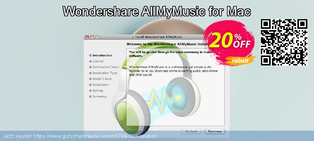 Wondershare AllMyMusic for Mac aufregenden Angebote Bildschirmfoto