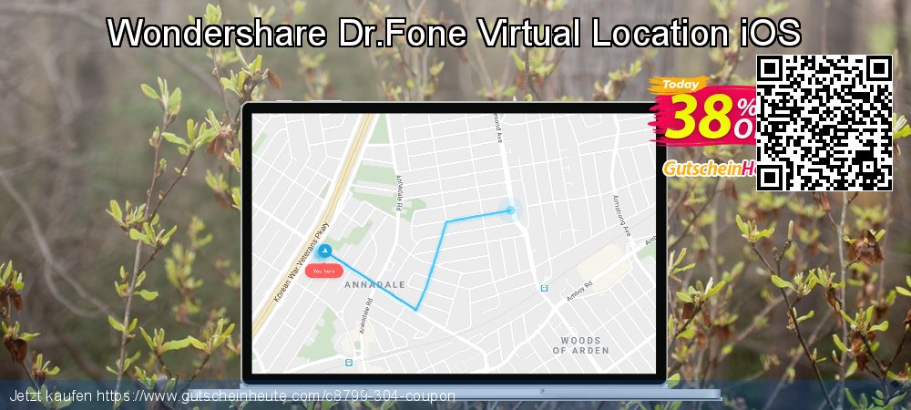 Wondershare Dr.Fone Virtual Location iOS geniale Diskont Bildschirmfoto
