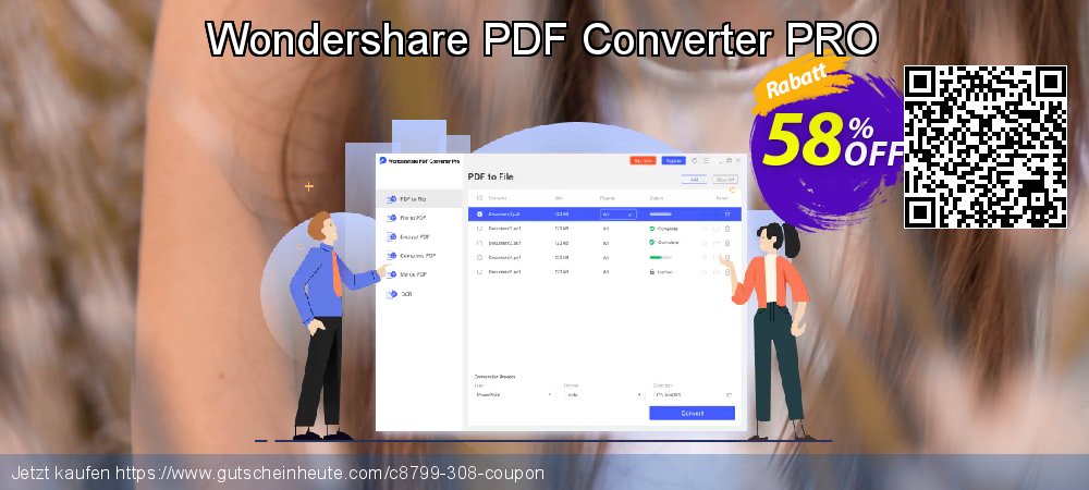 Wondershare PDF Converter PRO klasse Ausverkauf Bildschirmfoto