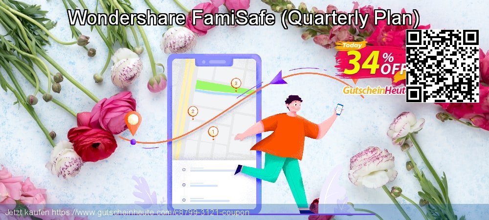Wondershare FamiSafe - Quarterly Plan  ausschließenden Angebote Bildschirmfoto