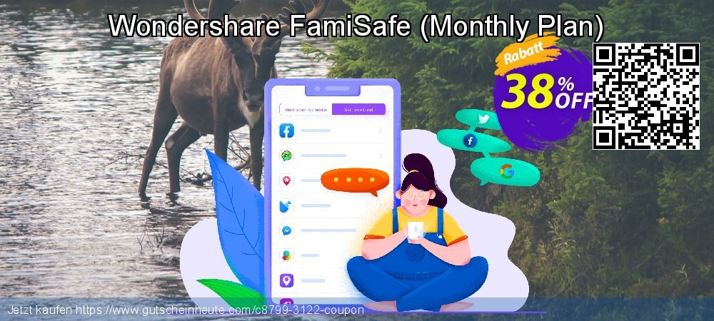 Wondershare FamiSafe - Monthly Plan  besten Promotionsangebot Bildschirmfoto